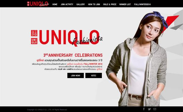 UNIQLO Celebrates its Third Anniversary in Thailand, with UNIQLO-FASHIONISTA